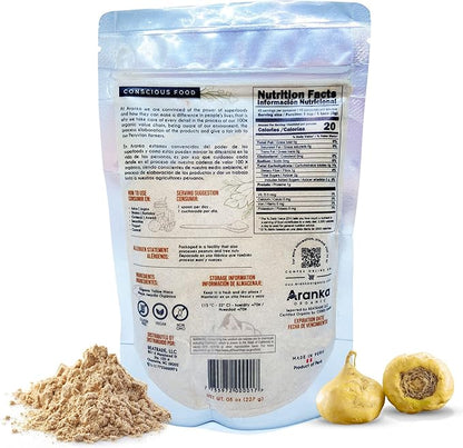 Gelatinized Maca Powder - 8oz Peruvian Maca Powder Organic - Red Maca Powder, Black Maca, Yellow Maca Root -Maca Powder Organic for Women, maca Powder Organic for Men (Yellow Maca)