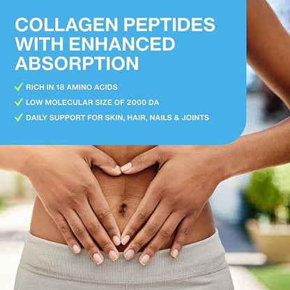 Mobility Collagen Peptides Powder - Glucosamine, Chondroitin, Hyaluronic Acid & Liposomal Vitamin C Joint Bone & Cartilage Support Grass-Fed Type I & III Keto & Paleo 28 Servings, 11.83 oz