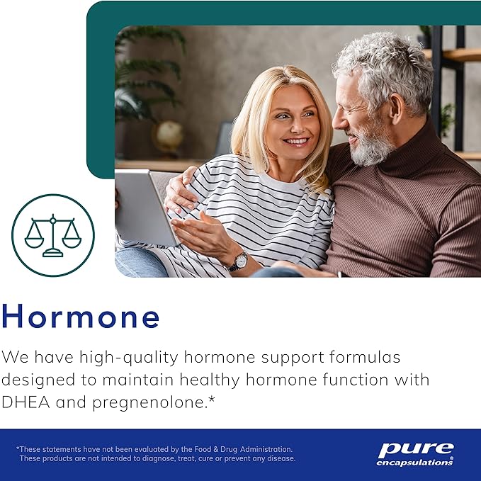 Pure Encapsulations Pregnenolone 10 mg - Support Memory & Hormone Balance* - Hormone Precursor - Gluten Free & Non-GMO - 60 Capsules