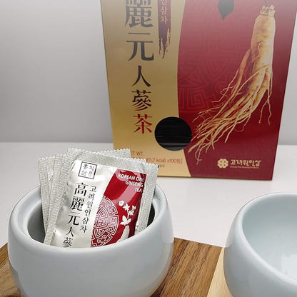 LENITH Korean Panax Ginseng Roots Extract Granules Tea 50T 150g (3g X 50 bags)
