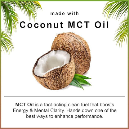 Smarter Energy Pills, 200mg Caffeine & Coconut MCT Oil with Maca Root, 50 Liquid Softgels
