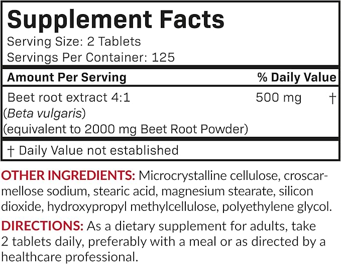 Futurebiotics Beet Root Extra Strength, Non-GMO, 250 Vegetarian Tablets