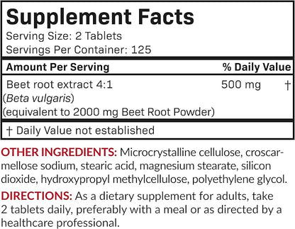 Futurebiotics Beet Root Extra Strength, Non-GMO, 250 Vegetarian Tablets