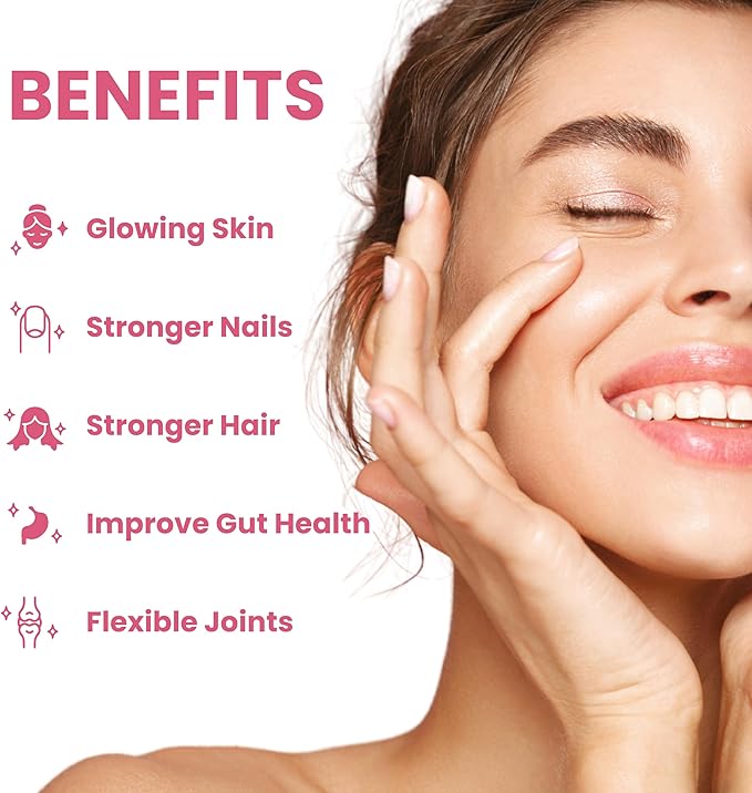 The Glow Code Multi Collagen Peptides – Type I,II,III,V & X Hydrolyzed Collagen Powder, Unflavored, Enhanced with Biotin, Vitamin C & Hyaluronic Acid