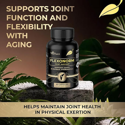 Flexonorm Joint Support Supplement – Joint Health & Mobility Support for Men & Women – 60 Capsules