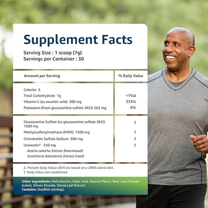 Univera RegeniCARE, Glucosamine, Chondroitin, MSM, Univestin, Joint Health, Joint Support, Easy to Carry, Raspberry Flavor (30ct, 7g Individual Packets)