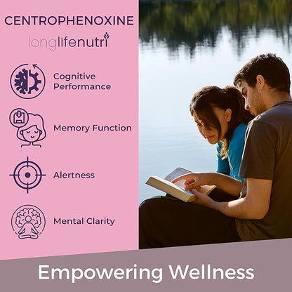 NeuroNourish (Centrophenoxine) 300mg - DMAE & pCPA, 120 Vegetarian Capsules, 4-Month Supply, Natural Nootropic for Strengthening Memory, Focus, & Cognitive Function, GMP Certified, Made in USA