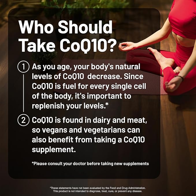 NatureWise CoQ10 100mg + Black Pepper Softgels - High Absorption Coenzyme Q10 + Black Pepper - Antioxidant for Heart Health + Cellular Energy - Vegan, Non-GMO, Gluten-Free - 30 Count[30-Day Supply]