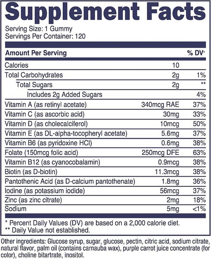 Nutricost Kids Multivitamin Gummies 120 Servings (Mixed Berry Flavored Gummies) - Gluten Free, Non-GMO, and Vegetarian Friendly