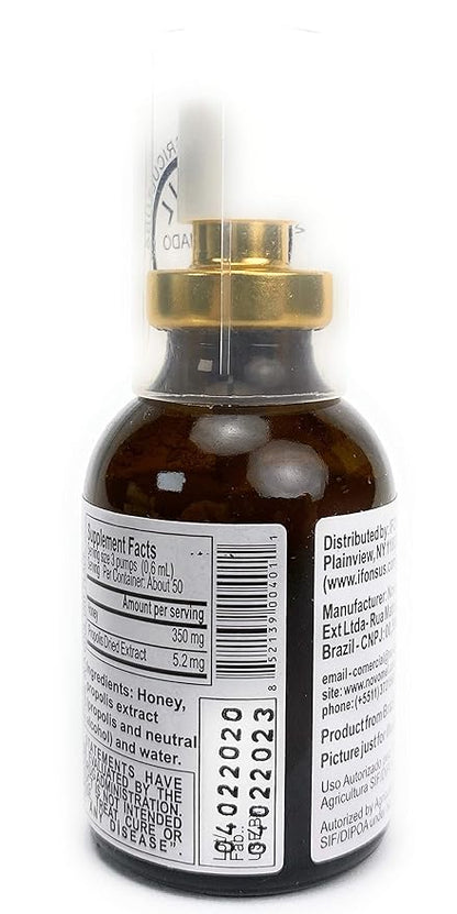 Brazilian Green Bee Propolis and Rain Forest Honey Oral Spray, 12 Bottle Pack