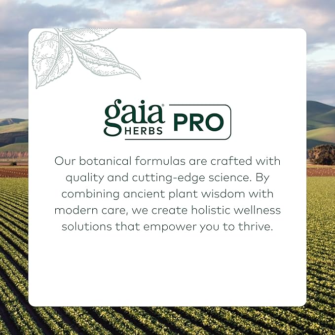 Gaia Herbs PRO Female Support Formula - Supports Healthy PMS & Menopause Fluctuations with Alfalfa Leaf Black Cohosh Root Extract Dandelion Root & More* - Vegan - 60 Liquid Phyto-Caps (60 Servings)