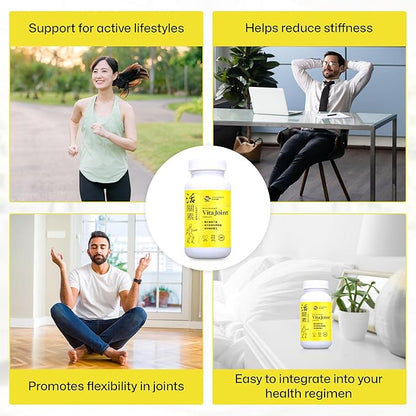 Vita Green Joint Health Capsules – Natural Herbal Supplement for Joint Mobility & Flexibility – Supports Cartilage Repair & Pain Relief – 60 Count
