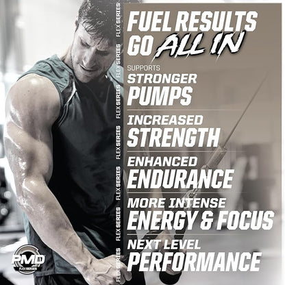 PMD Sports Pump Fuel All in Insanity - Ultimate Muscle Pump Supplement & Pre Workout Powder - Maximum Energy and Focus with Premium Creatine, Beta Alanine & More -Surgin’ Cherry Slush (20 Servings)