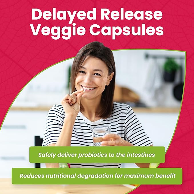 Mega-Strain 50 Billion CFU Probiotics + Prebiotics 30 Caps Probiotics for Women & Men - Maintain Good Flora Probiotic & Digestive Health - No Refrigeration Required Probiotics Lactobacillus Rhamnosus