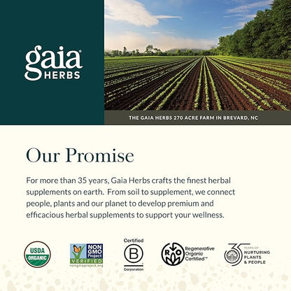 Gaia Herbs Vitex Berry - Supports Hormone Balance & Fertility in Women - 60 Vegan Liquid Phyto-Capsules (30-Day Supply)