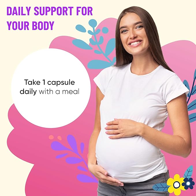 Mama's Select Prenatal Probiotics for Pregnant Women – Pregnancy, Postnatal & Postpartum Support – Aids Lactation, Breastfeeding, Digestion, Morning Sickness, Baby Microbiome – 30 Capsules