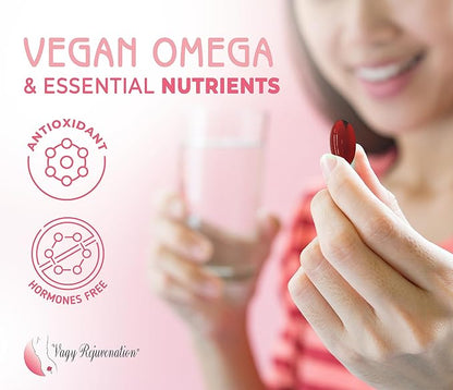 Wet by Nature | 60 Pills | Natural Feminine Hydration for Menopause Support & Lasting Comfort | Estrogen-Free Daily Oral Supplement to Help Relieve Vaginal Dryness, Burning & Itching
