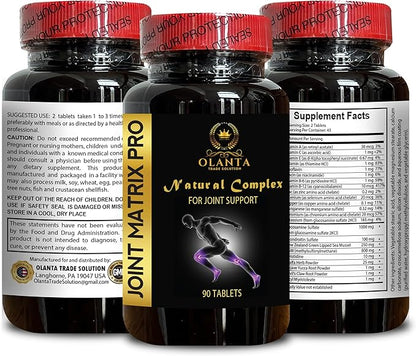 msm and glucosamine - Joint Matrix PRO - Chondroitin Sulfate, Advanced Joint Support Formula, Promotes Joint Comfort & Flexibility, Supports Healthy Joint - 1 Bottle