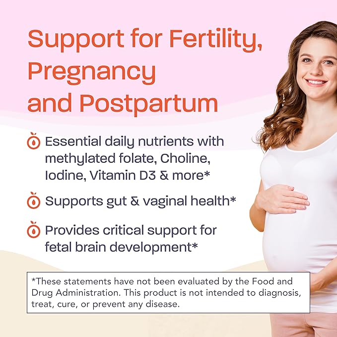 Binto Prenatal Kit - 4-in-1 Supplements for Healthy Mom & Baby - 30 Day Supply - Multivitamin, Probiotics, Iron, DHA, Methylated Folate & Folic Acid - Non-GMO, Gluten-Free, Vegetarian