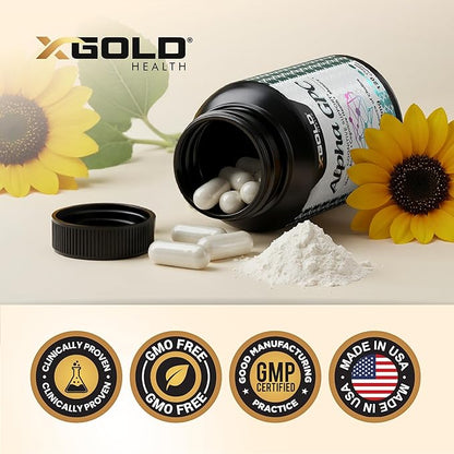 Alpha GPC Choline Supplement 600mg, 99%+ Highly Purified, Highly Bioavailable Source of Choline,120 Veggie Capsules, Cognitive Enhancer Nootropic, Supports Memory & Brain Function, Boosts Focus & Mood