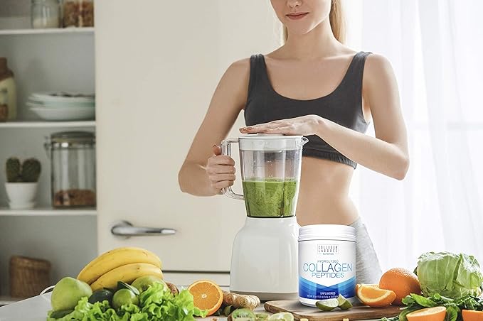 Pure Hydrolyzed Collagen Peptides (20 oz) – Unflavored Collagen Powder - Pasture-Raised, Grass-Fed, Keto & Paleo-Friendly, Non-GMO, Gluten-Free – GMP Certified – Easy to Mix (1)