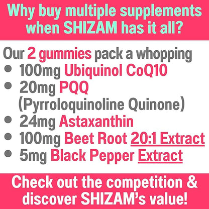 Ubiquinol CoQ10 PQQ Astaxanthin Beets Gummies, Super Mitochondrial ATP Supplements Soft Chews Liquid Pills Powder Alt, Beet-Root CQ-10 CO-Q10 Q CO-10 CQ10 C0Q10 Bioperine 20mg 40mg 100mg 200mg 400mg