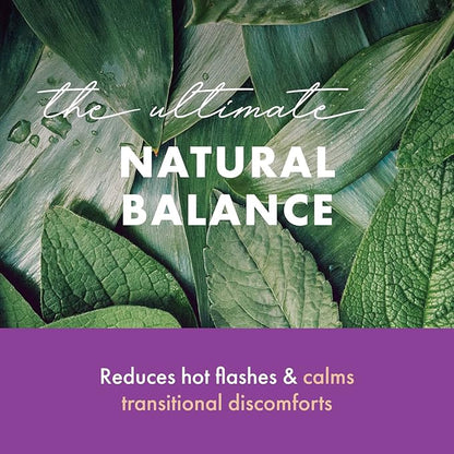PURE ESSENCE LABS Transitions Vitamins for Women, Natural Menopause Relief Supplement to Promote Hormone Balance, Reduce Hot Flashes, Mood Swings & Night Sweats, 60 Capsules