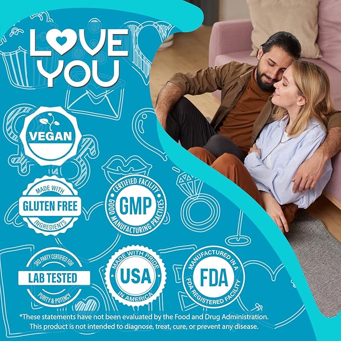 Love You Premium Collagen Capsules – Types I, II, III, V & X – Hair, Skin, Nails, Joints & Gut Support – Hydrolyzed Bovine Collagen Peptides – Grass-Fed, Non-GMO, 120 Capsules, USA Made