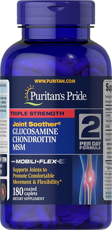 Puritan's Pride Glucosamine, Chondroitin & MSM-2 Per Day Formula