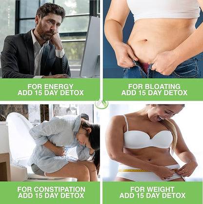 THE ENCLARE NUTRITION Colon Cleanse 15 Day Gut Cleanse Pills. Colon Cleanser for Women & Men. Psyllium, Probiotic Laxatives for Constipation, Bloating Relief, Detox Cleanse for Weight Loss Support (1)