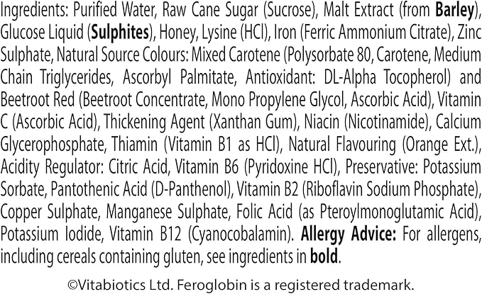 Gentle Iron and Nutrient Liquid - Reduce Tiredness and Fatigue | Maintain Health and Vitality | Natural Iron Source