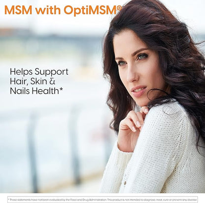 Doctors BEST MSM, Supports Hair, Skin, Nails, & Joints, Non-GMO, Gluten Free, 3000 mg Per Serving, 360 Capsules