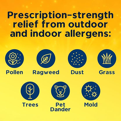 Xyzal Children's 24 Hour Allergy Relief Medicine for Kids, Levocetirizine Dihydrochloride Liquid Antihistamine, Grape, 5 Fl. oz.