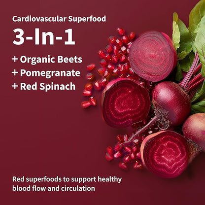 Snap Supplements Heart Beets Parent New 4 (Single Serve Packs)