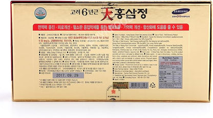 Korean 6years Root Red Ginseng Gold Extract, 240g(8.5oz) X 4ea, Saponin, Panax