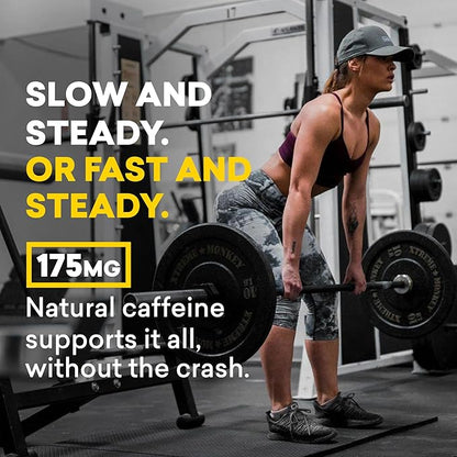 EBOOST POW Natural Pre Workout Powder - 15 Packets, Tropical Punch - Preworkout Energy Booster Gym Supplement Drink Mix for Men and Women - Performance, Joint Mobility Support - Gluten-Free