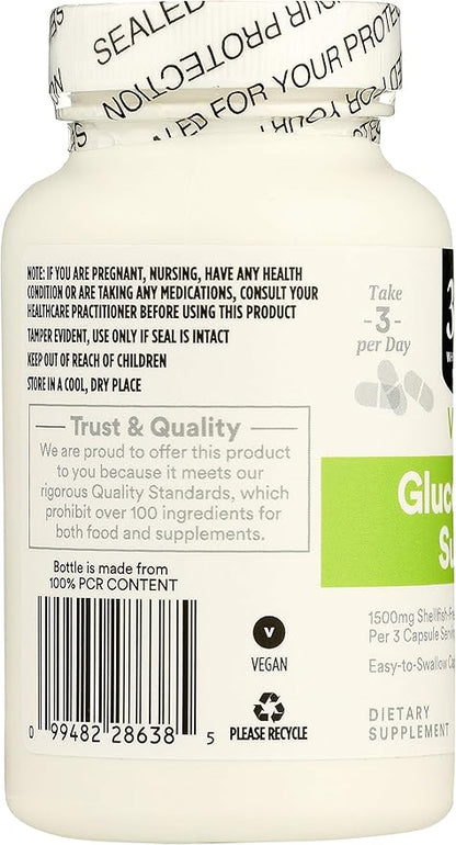 365 by Whole Foods Market, Glucosamine Sulfate 1500 Mg, 90 Veg Capsules (Pack of 2)