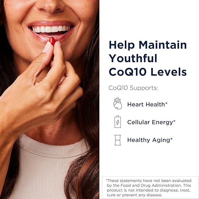 Designs for Health CoQnol 100mg - CoQ10 Ubiquinol with Superior Bioavailability + Exclusive Absorption Technology - Double CoenzymeQ10 Boost with GG - Heart, Healthy Aging + Cell Support (60 Softgels)