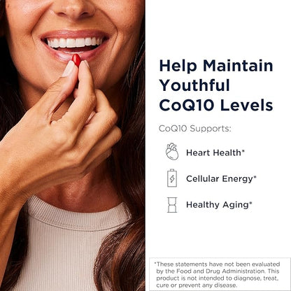 Designs for Health CoQnol 100mg - CoQ10 Ubiquinol with Superior Bioavailability + Exclusive Absorption Technology - Double CoenzymeQ10 Boost with GG - Heart, Healthy Aging + Cell Support (60 Softgels)