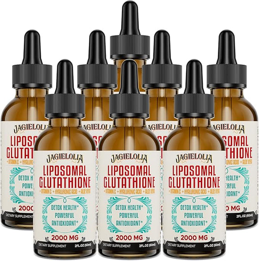 2000MG Liposomal Glutathione Liquid, Made in The USA, Glutathione Supplement with Antioxidant Complex - Immune System, Energy, Aging Defense, High Absorption, 16 Floz