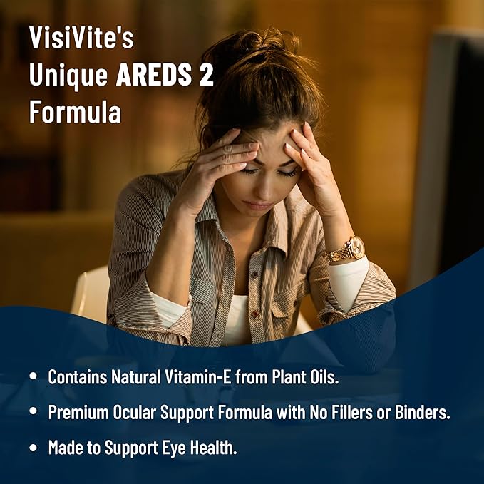 Zinc Free AREDS 2 Eye Vitamins - Zinc Free Eye Vitamins - Zeaxanthin Plus Lutein Eye Vitamins - Soy-Free VCaps - No Zinc and Copper