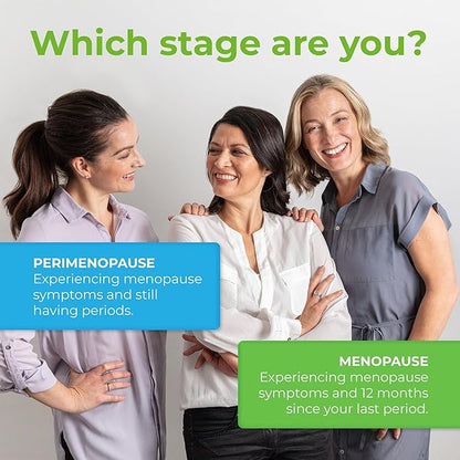 Health & Her Menopause Supplements for Women - Multi-Nutrient Support, Menopause Vitamins for Energy, Bones, Muscles, Skin & Hair, Vegan, Gluten-Free, Non GMO (60ct - 1 Month)