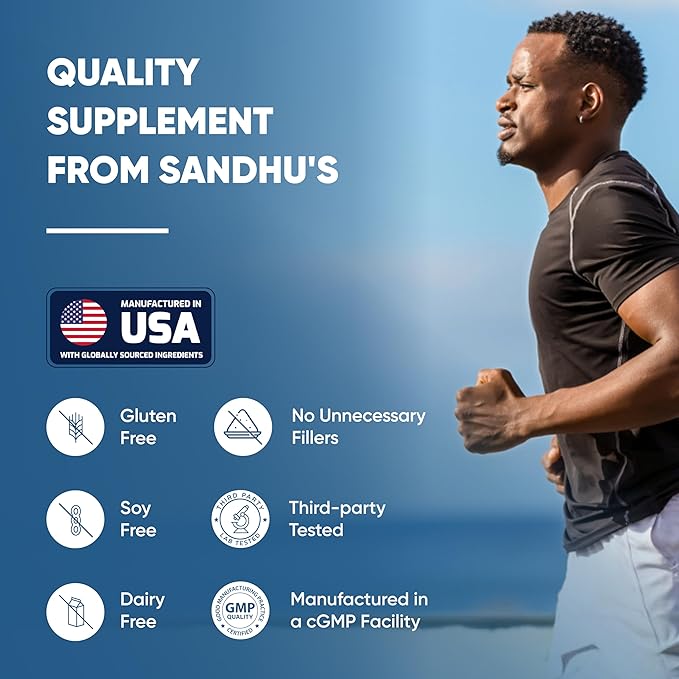 Sandhu's Zinc Supplement with Ionophores| Quercetin & Green Tea Extract for Superior Absorption and High Potency| 900mg Vegetarian Capsules 60 Days Supply| Immune Support for Men & Women