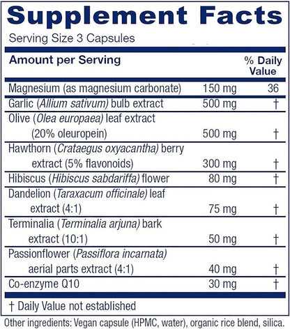Vitanica VasoBlend, Cardiovascular Support, Vegan/Vegetarian, 180 Capsules