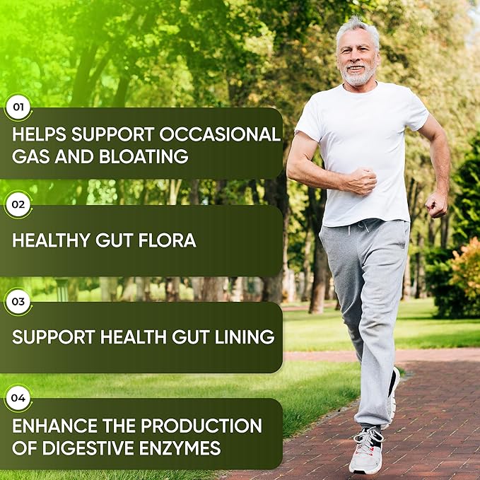 Complete Gut Health for Women and Men with Probiotic, Prebiotic, Postbiotic & Digestive Enzymes to Support Healthy Gut Lining, Digestion Health, Occasional Gas, and Discomfort.