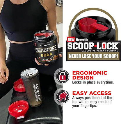 ALLMAX Nutrition AMINOCORE BCAA, Fruit Punch - 945 g Powder - 8.18 Grams of Branched Chain Amin Acids Per Serving - with B Vitamins - No Fillers or Non-BCAA Aminos - Sugar Free - 90 Servings