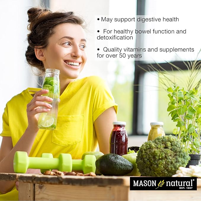 Mason Natural Papaya Digestive Enzyme Complex, Healthy Digestive Function, Promotes Nutrient Absorption, Peach Flavor, 100 Chewables (Pack of 3)