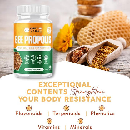 Bee Bread & Bee Propolis Capsules Vitality Pack