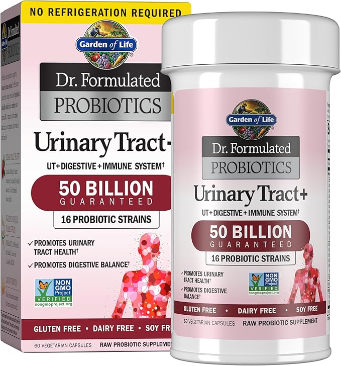 Garden Of Life, Dr. Formulated Probiotics Urinary Tract, 60 Count