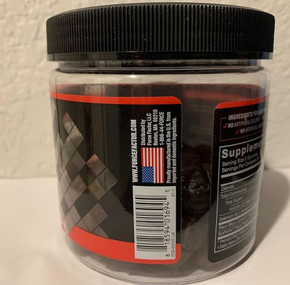 Force Factor Black Maca Gummies, 3-Pack, Black Maca Root to Enhance Male Vitality, Increase Energy & Strength, with BioPerine for Superior Absorption, Delicious Passion Berry Flavor, 180 Gummies